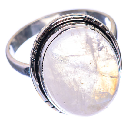 Rainbow Moonstone Ring Size 11 (925 Sterling Silver) RING143396