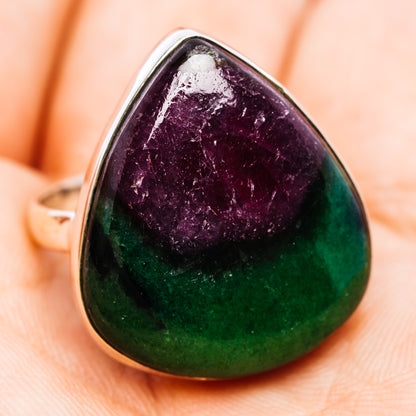 Fire Ruby Zoisite Ring Size 9.25 (.925 Sterling Silver)