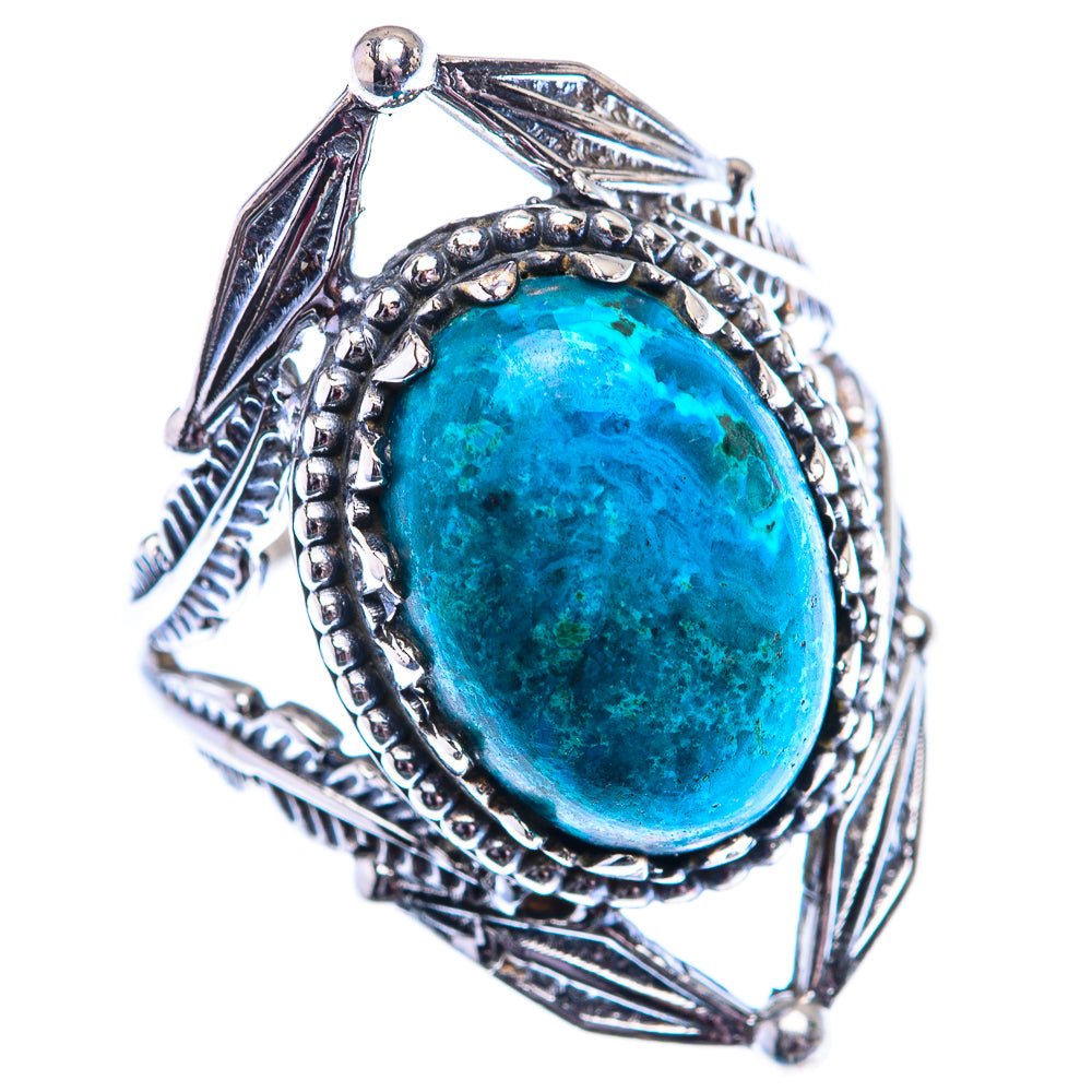 Chrysocolla 925 Sterling Silver Ring Size 6.5 (925 Sterling Silver) RING140314