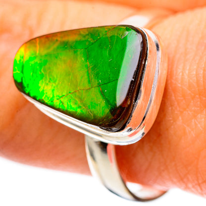 Canadian Ammolite Ring Size 9.75 (925 Sterling Silver) RING138974