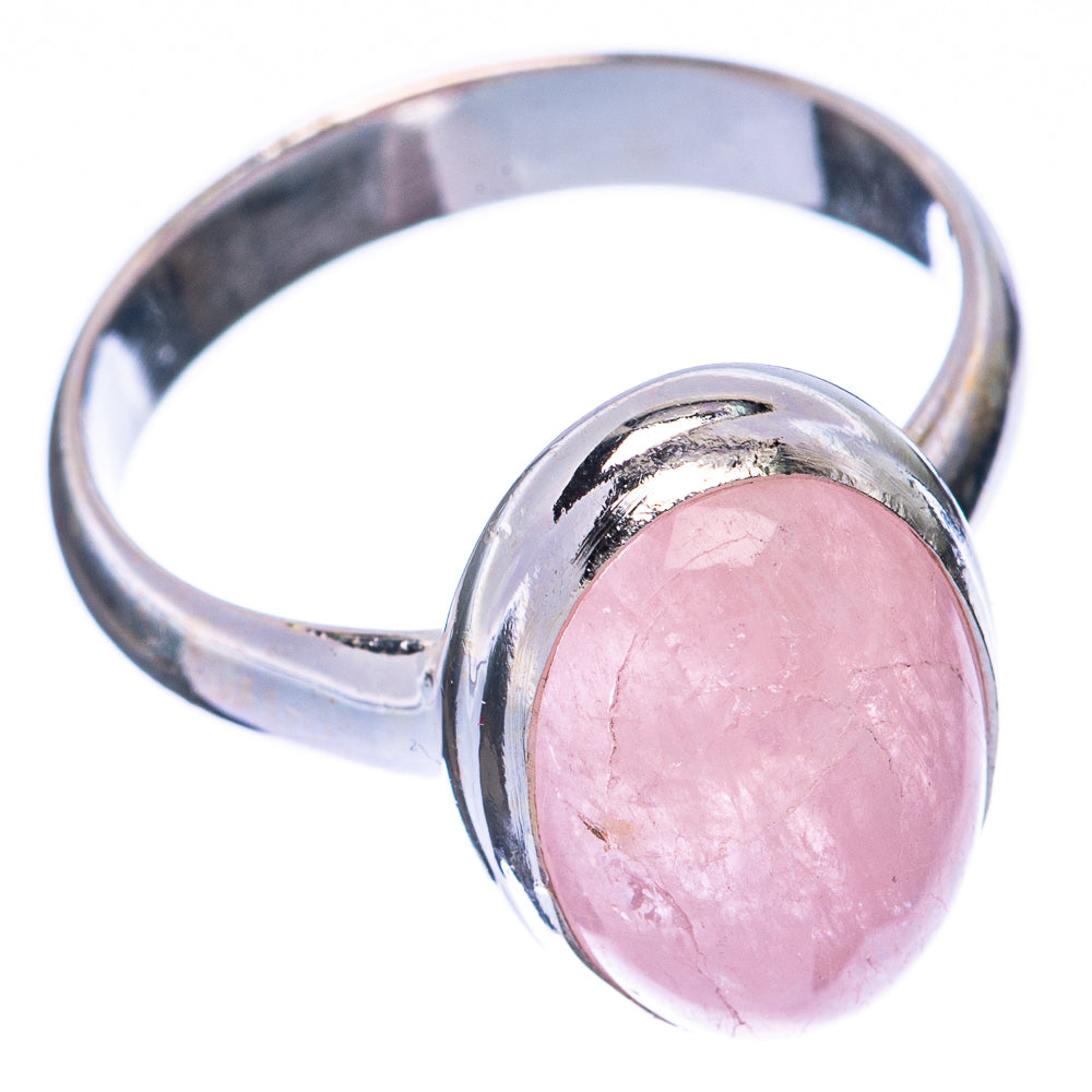 Rare Morganite Ring Size 7.5 (925 Sterling Silver) R2056