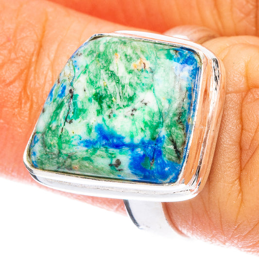 Azurite Ring Size 5.75 (925 Sterling Silver) R6806