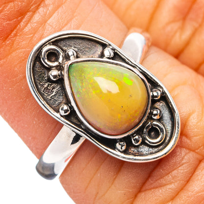Ethiopian Opal Ring Size 5.75 (.925 Sterling Silver)
