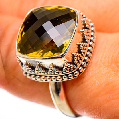Faceted Citrine Ring Size 9 (925 Sterling Silver) RING139149