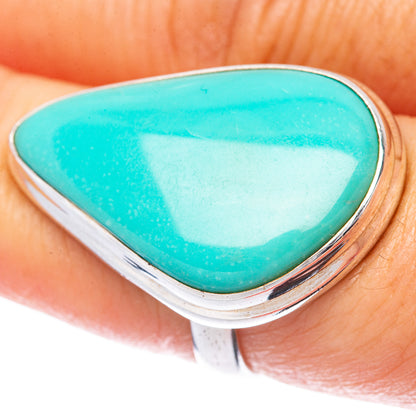 Rare Kingman Turquoise Ring Size 7.25 (925 Sterling Silver) R1618