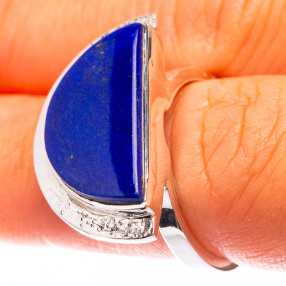 Premium Lapis Lazuli Ring Size 7.25 (925 Sterling Silver) R141734
