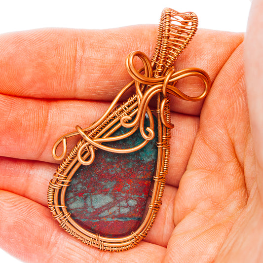 Sonora Sunrise Wire Wrap Pendant 2 3/8" (Copper)