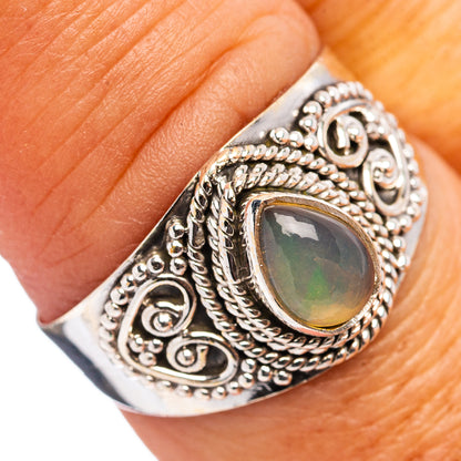 Ethiopian Opal Ring Size 8.25 (.925 Sterling Silver)