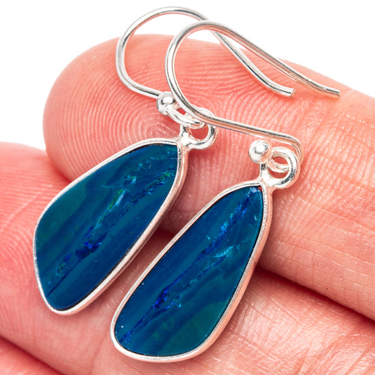 Doublet Opal 925 Sterling Silver Earrings 1 3/8" (925 Sterling Silver) E1974