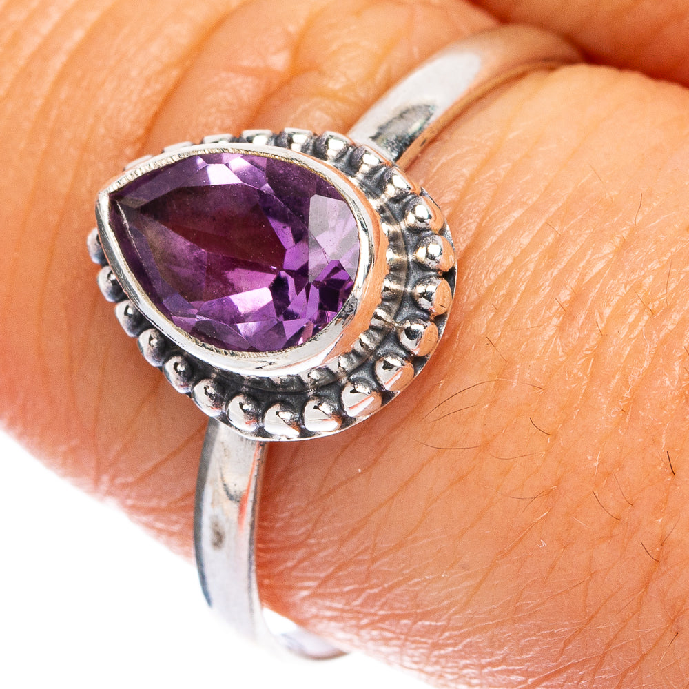 Amethyst Dainty Ring Size 9.25 (925 Sterling Silver) R145407