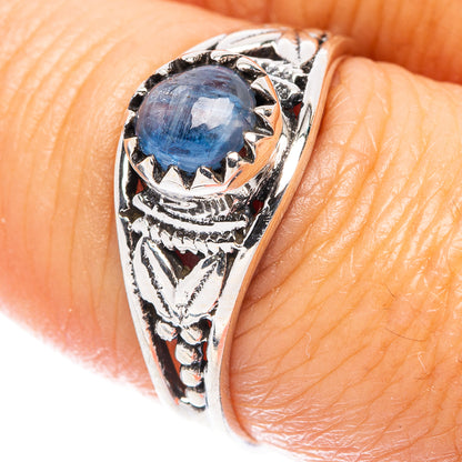Kyanite Dainty Ring Size 7.75 (925 Sterling Silver) R5913
