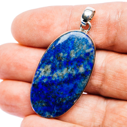 Rare Afghanite Pendant 1 7/8" (.925 Sterling Silver)