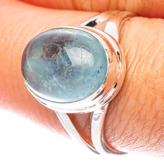 Aquamarine Ring Size 8.5 (925 Sterling Silver) R6880