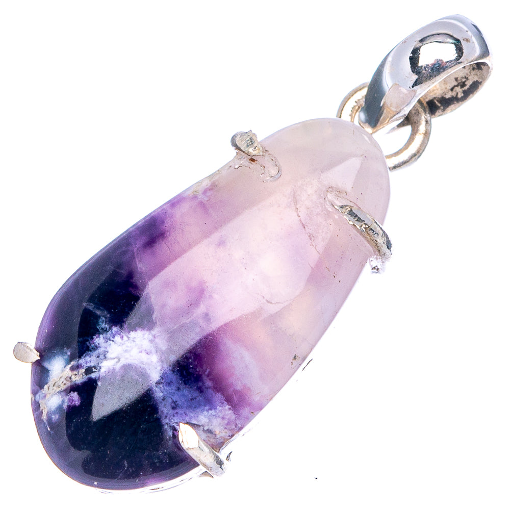 Mexican Purple Opal Pendant 1 1/4" (.925 Sterling Silver)