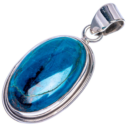 Shattuckite Pendant 1 1/2" (925 Sterling Silver) P40754