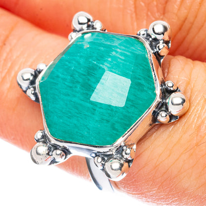 Premium Amazonite Ring Size 7 (925 Sterling Silver) R3570