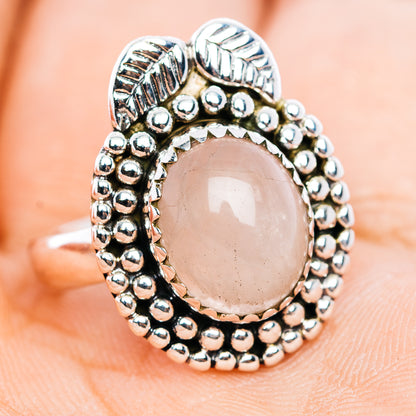 Rose Quartz Ring Size 7 (.925 Sterling Silver)