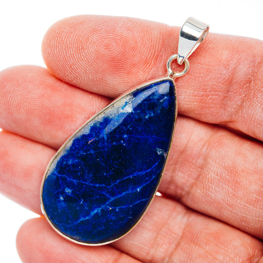 Premium Afghanite Pendant 2" (.925 Sterling Silver)