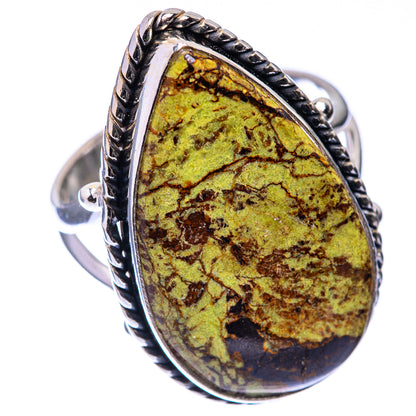 Large Gaspeite Ring Size 9.25 (925 Sterling Silver) R141229
