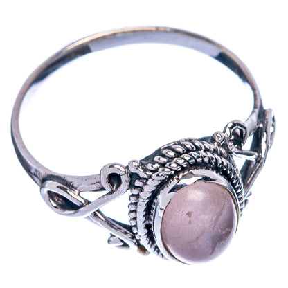 Rose Quartz Dainty Ring Size 7.5 (925 Sterling Silver) R145438
