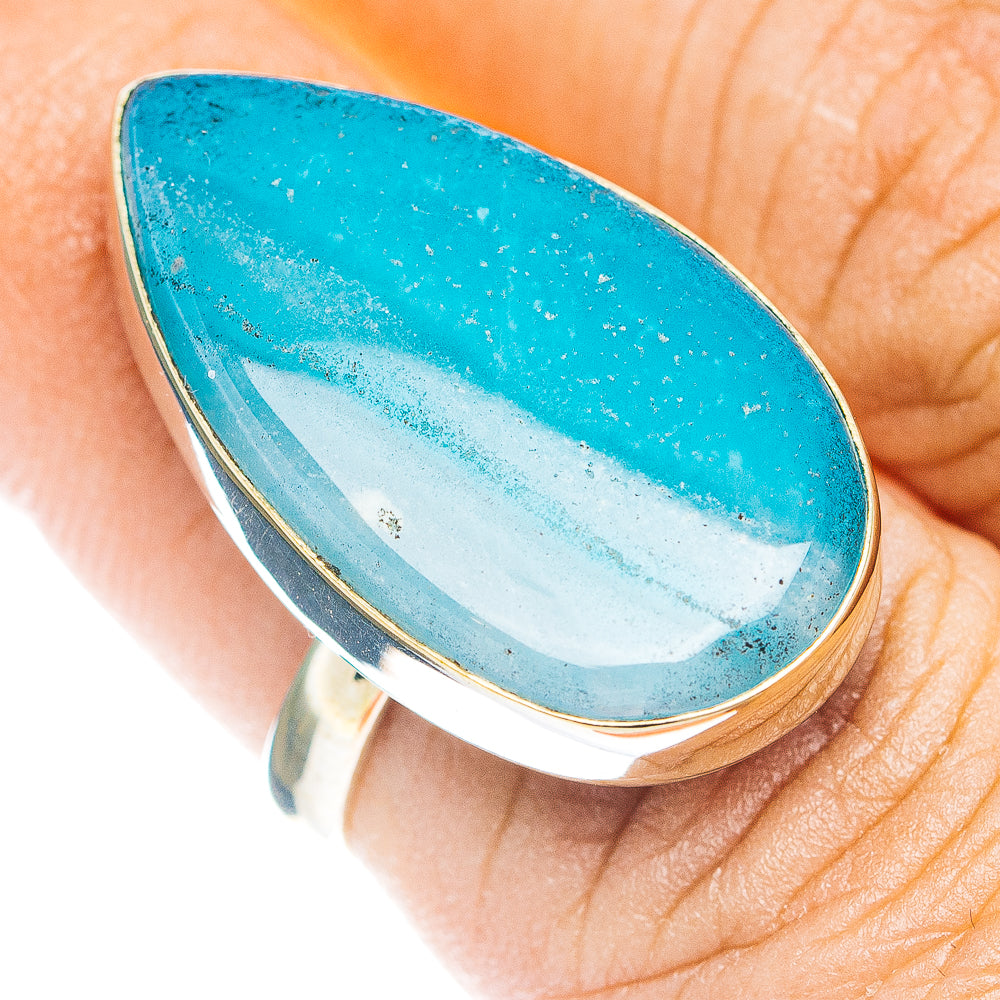 Peruvian Opal Ring Size 7.25 (German Silver)