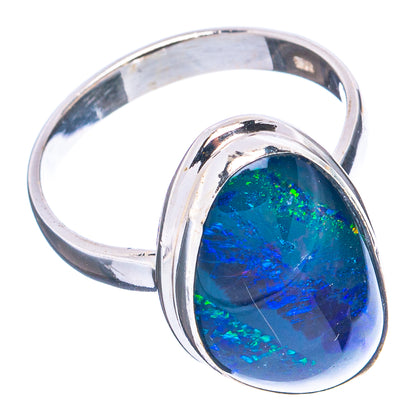 Rare Triplet Opal Ring Size 8.75 (.925 Sterling Silver)