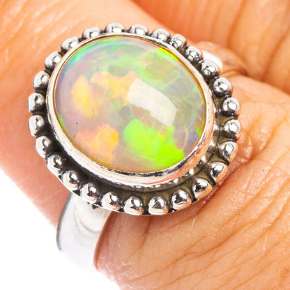 Rare Ethiopian Opal Ring Size 7 (.925 Sterling Silver)