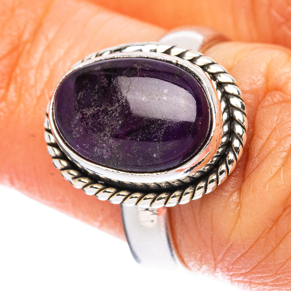 Rare Sugilite Ring Size 6 (925 Sterling Silver) R4045