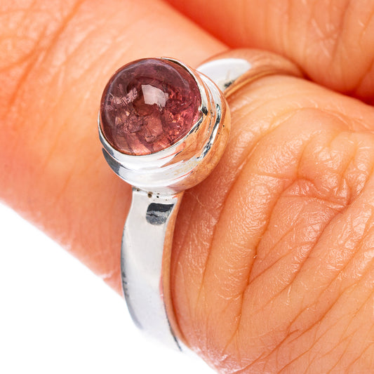 Value Pink Tourmaline Ring Size 6.5 (925 Sterling Silver) R3267