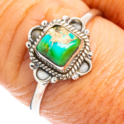 Palomino Turquoise Dainty Ring Size 8.75 (.925 Sterling Silver)