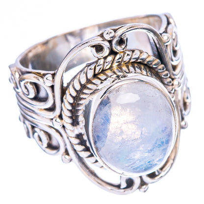 Rainbow Moonstone Ring Size 6.25 (925 Sterling Silver) R147017