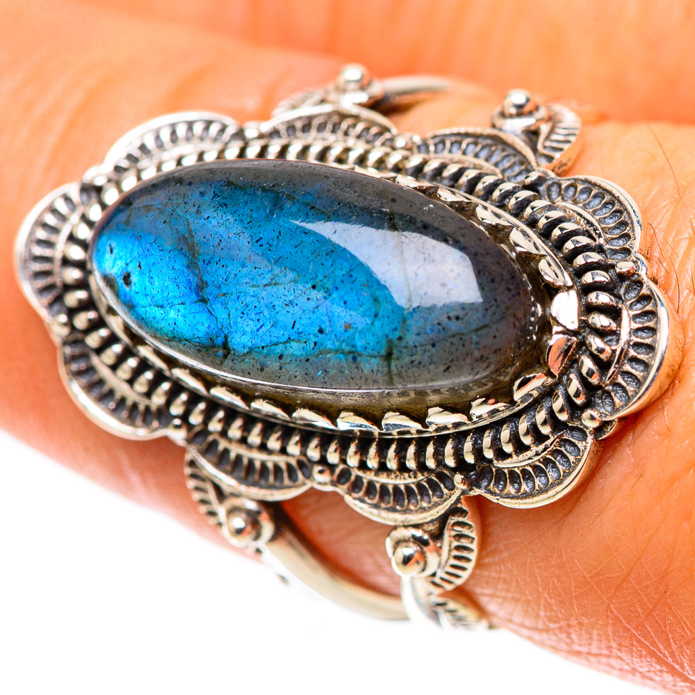 Labradorite Ring Size 7.75 (925 Sterling Silver) RING138522
