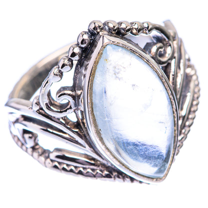 Rainbow Moonstone Ring Size 6.5 (925 Sterling Silver) R140495