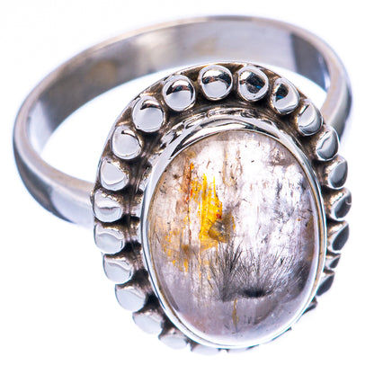 Rare Cacoxenite Ring Size 7 (925 Sterling Silver) R2104