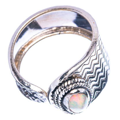Rare  Ethiopian Opal Ring Size 7.5 (925 Sterling Silver) R3698