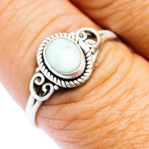 Southwestern Style Paloma Turquoise Ring Size 9 (.925 Sterling Silver)