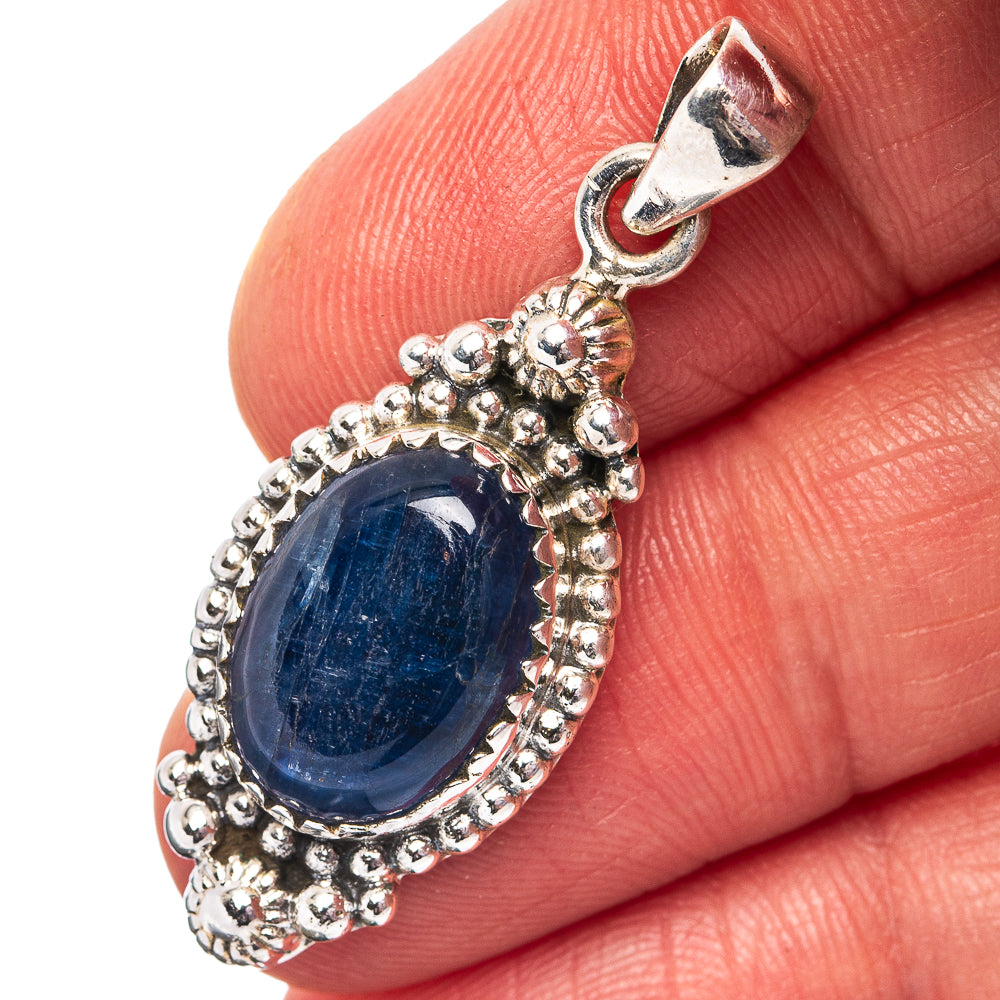 Kyanite Pendant 1 1/2" (.925 Sterling Silver)