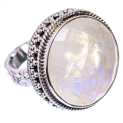 Signature Rainbow Moonstone Ring Size 7 (925 Sterling Silver) R141698