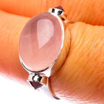 Premium Rose Quartz Ring Size 7.25 (925 Sterling Silver) R141798