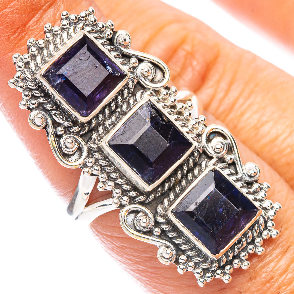 Large Tanzanite Ring Size 7 (925 Sterling Silver) R7154