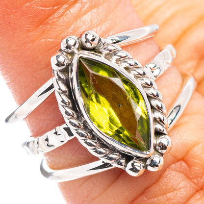 Premium Peridot Ring Size 5.5 (.925 Sterling Silver)