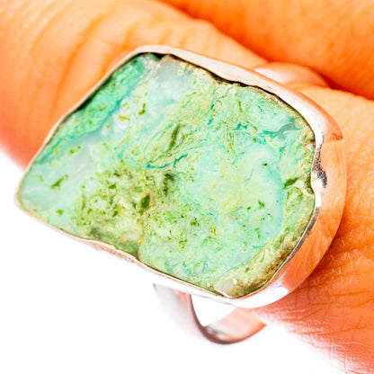 Large Chrysocolla Ring Size 12 (925 Sterling Silver) R140967