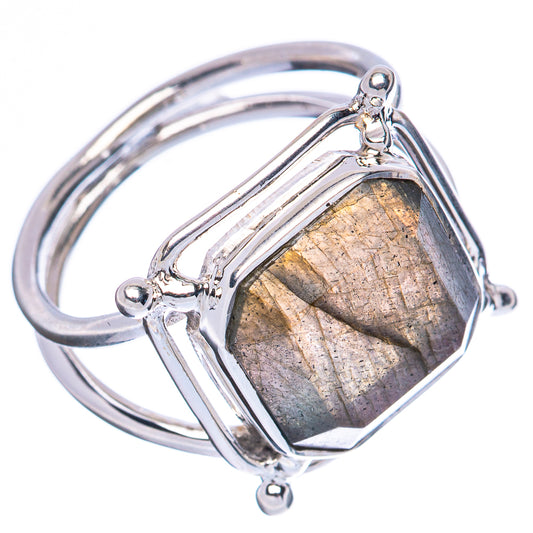 Premium Labradorite Ring Size 8.5 (925 Sterling Silver) R3600