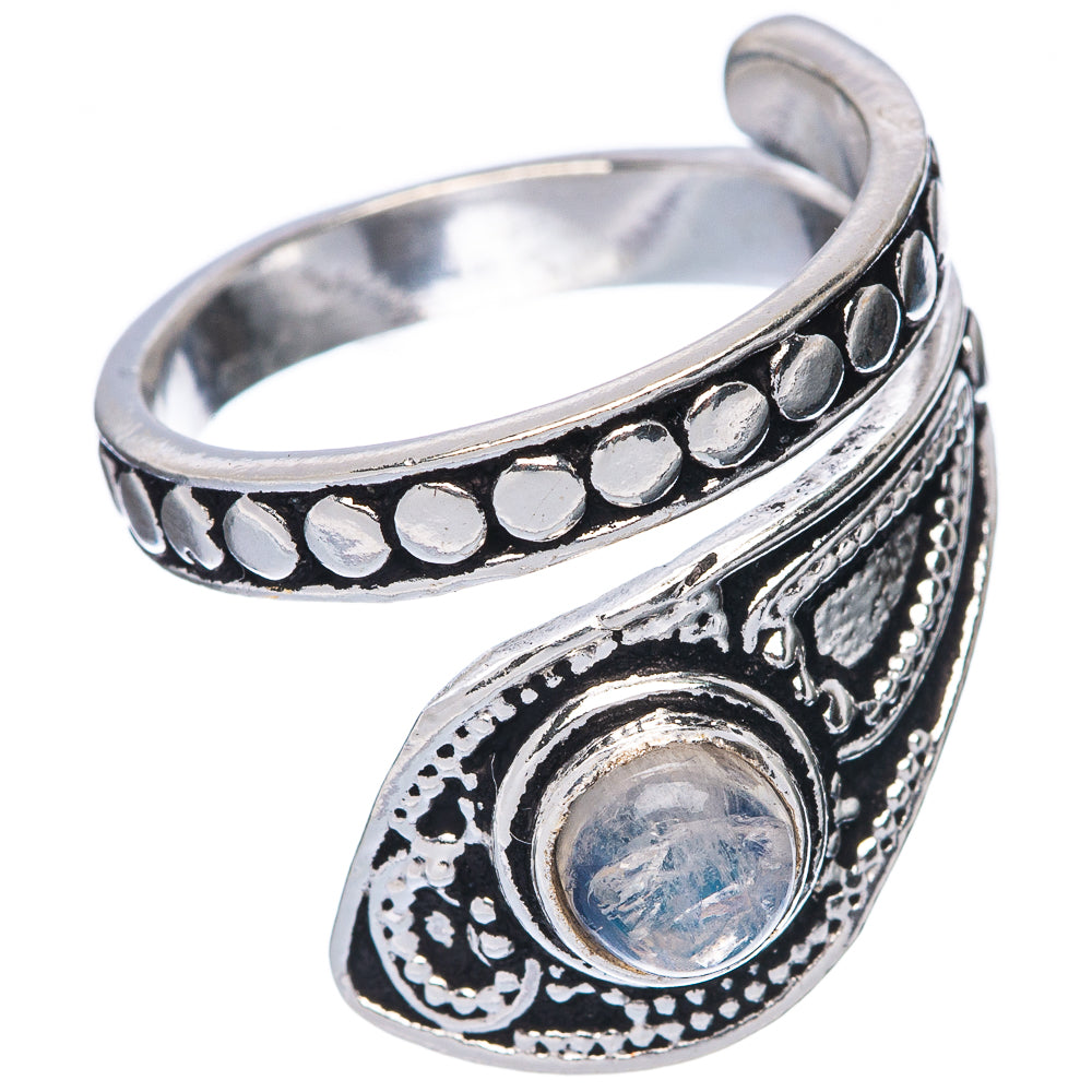 Rainbow Moonstone Dainty Ring Size 6 (925 Sterling Silver) R145825