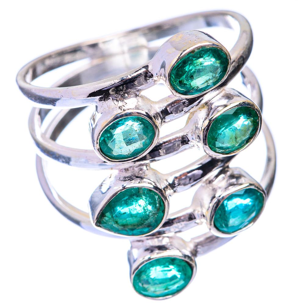 Zambian Emerald Ring Size 8.75 (925 Sterling Silver) R141543