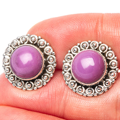 Phosphosiderite Earrings 5/8" (925 Sterling Silver) E1508