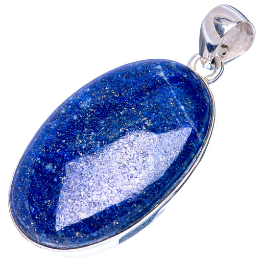 Lapis Lazuli Pendant 1 5/8" (925 Sterling Silver) P42829
