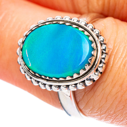 Aura Opal Ring Size 7.75 (925 Sterling Silver) R4510