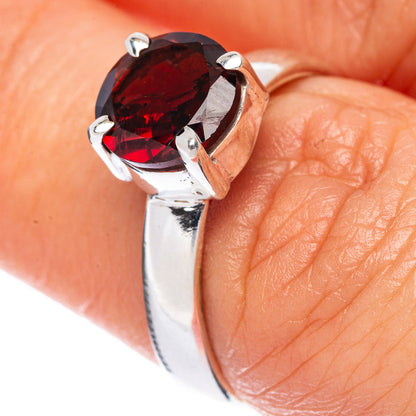 Value Garnet Ring Size 6.75 (925 Sterling Silver) R3270