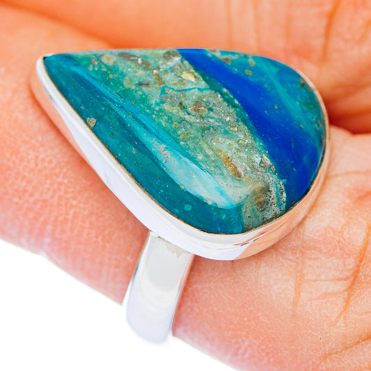 Premium Peruvian Opal Ring Size 6 Adjustable (.925 Sterling Silver)